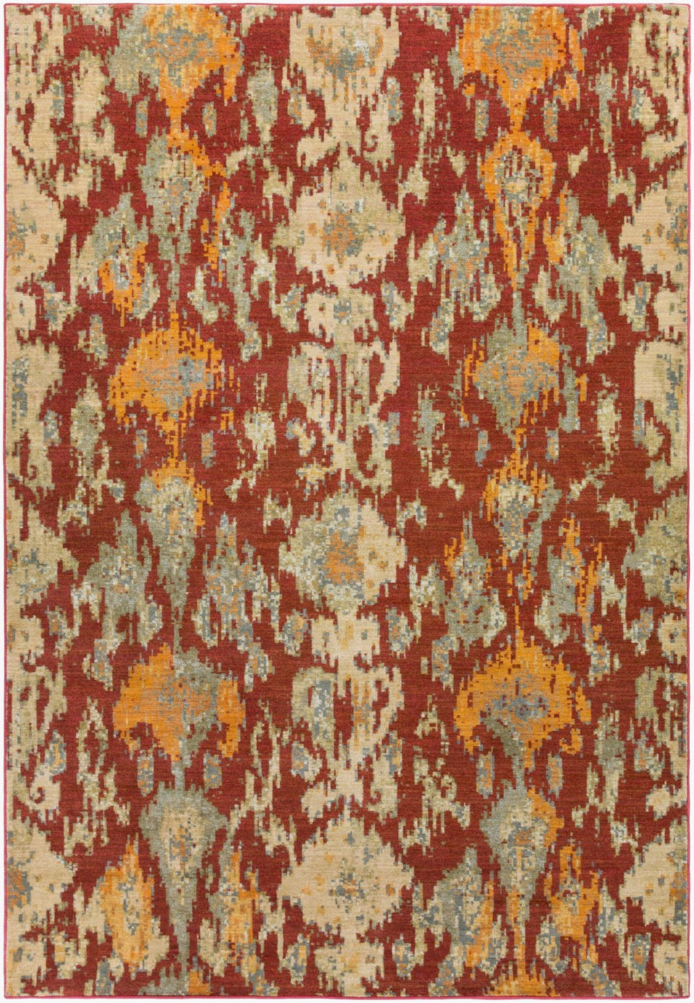 Livabliss Arabesque Geometric Floral Polypropylene Area Rug Egyptian Woven Living Room Anchor ABS3056-810129