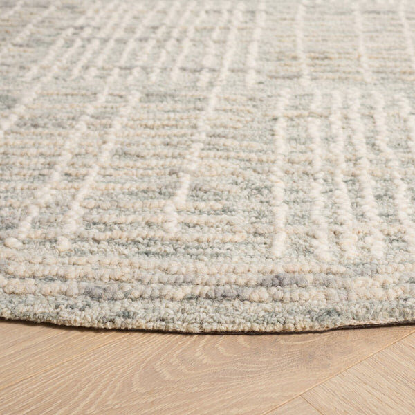 Safavieh Abstract 275 Hand Tufted Contemporary Rug Grey / Ivory 8' x 10'