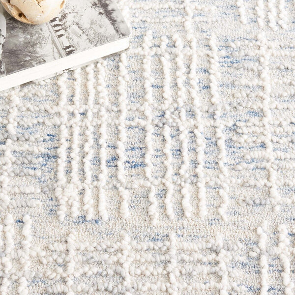 Safavieh Abstract 275 Hand Tufted Contemporary Rug Blue / Grey 9' x 12'