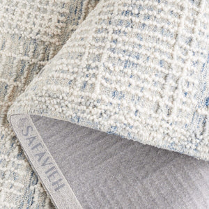 Safavieh Abstract 275 Hand Tufted Contemporary Rug Blue / Grey 9' x 12'