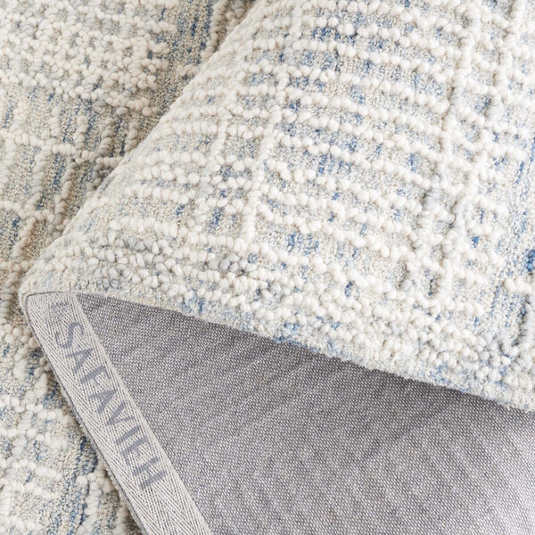 Safavieh Abstract 275 Hand Tufted Contemporary Rug Blue / Grey 9' x 12'