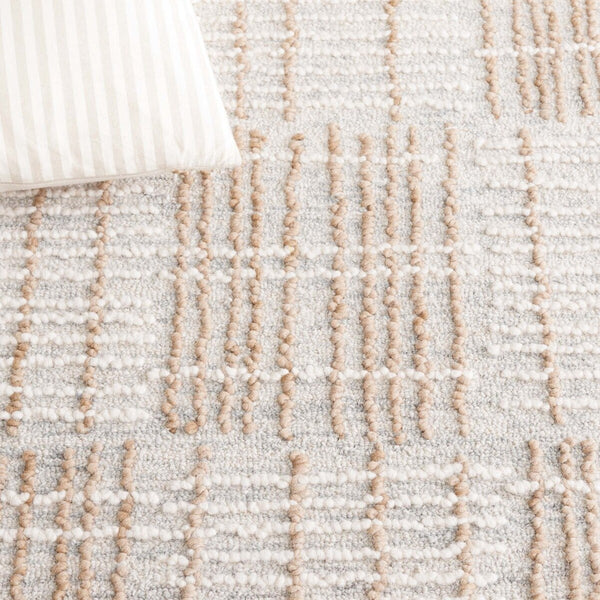 Safavieh Abstract 275 Hand Tufted Contemporary Rug Sage / Taupe 9' x 12'