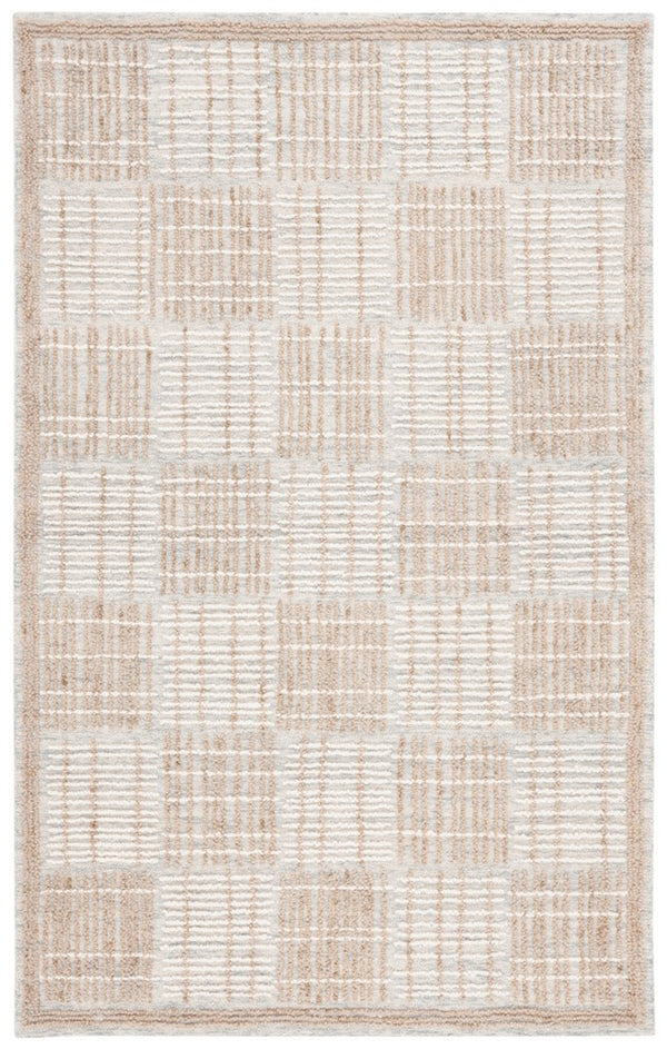 Safavieh Abstract 275 Hand Tufted Contemporary Rug Sage / Taupe 9' x 12'