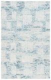 Safavieh Abstract 276 Hand Tufted Contemporary Rug Blue / Ivory 8' x 10'