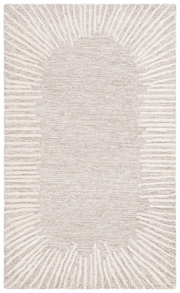 Safavieh Abstract 478 Hand Tufted Contemporary Rug Natural / Ivory ABT478A-9