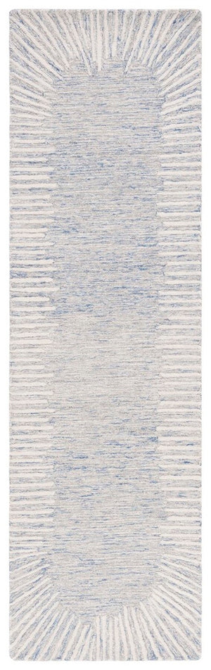 Safavieh Abstract 478 Hand Tufted Contemporary Rug Blue / Ivory ABT478M-9