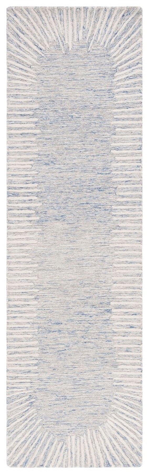 Safavieh Abstract 478 Hand Tufted Contemporary Rug Blue / Ivory ABT478M-9