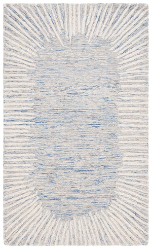 Safavieh Abstract 478 Hand Tufted Contemporary Rug Blue / Ivory ABT478M-9