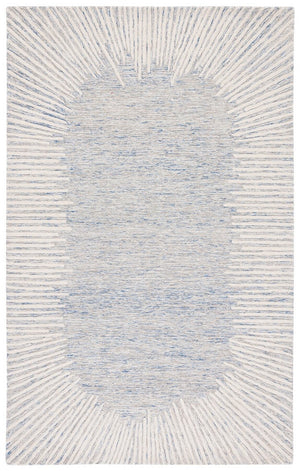 Safavieh Abstract 478 Hand Tufted Contemporary Rug Blue / Ivory ABT478M-9