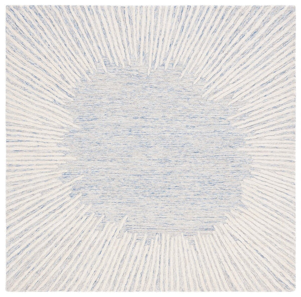 Safavieh Abstract 478 Hand Tufted Contemporary Rug Blue / Ivory ABT478M-9