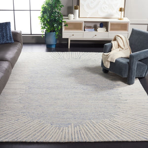 Safavieh Abstract 478 Hand Tufted Contemporary Rug Blue / Ivory ABT478M-9