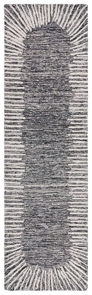 Safavieh Abstract 478 Hand Tufted Contemporary Rug Black / Ivory ABT478Z-9
