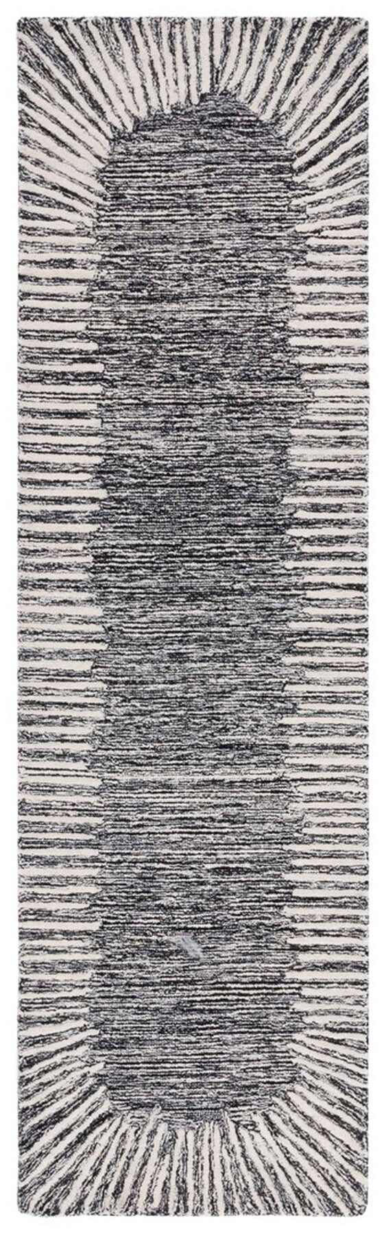 Safavieh Abstract 478 Hand Tufted Contemporary Rug Black / Ivory ABT478Z-9