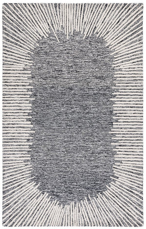 Safavieh Abstract 478 Hand Tufted Contemporary Rug Black / Ivory ABT478Z-9