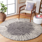 Safavieh Abstract 478 Hand Tufted Contemporary Rug Black / Ivory ABT478Z-9
