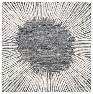 Safavieh Abstract 478 Hand Tufted Contemporary Rug Black / Ivory ABT478Z-9