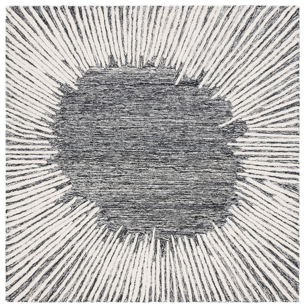 Safavieh Abstract 478 Hand Tufted Contemporary Rug Black / Ivory ABT478Z-9