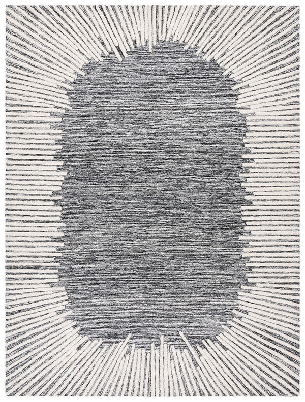 Safavieh Abstract 478 Hand Tufted Contemporary Rug Black / Ivory ABT478Z-9