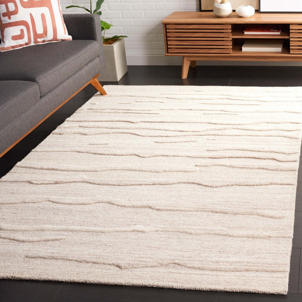 Safavieh Abstract 496 Hand Tufted Modern Rug Beige 8' x 10'