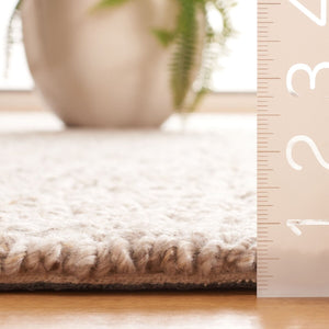 Safavieh Abstract 497 Hand Tufted Modern Rug Light Brown / Grey 8' x 10'