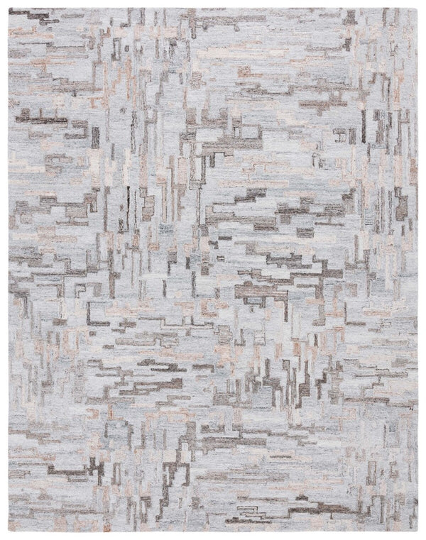 Safavieh Abstract 875 ABT875 Hand Tufted Modern Rug Grey / Brown ABT875F-4