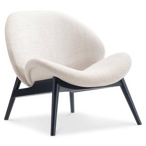 Bernhardt Bernhardt Jett Molded Upholstered Shell Accent Chair with Exposed Wood Frame Multi L7403CO
