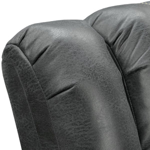 English Elm Wallace & Bay - Gray Reclining Sofa with Slate Gray Fabric, Traditional Style, Easy-Care Comfort & Plush Support B361P384419