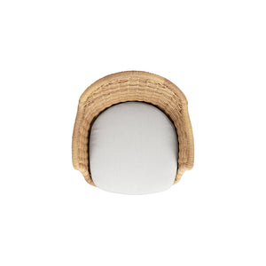 English Elm Jennifer Taylor Home - Santorini Wicker Back Outdoor Dining Chairs Set Of 2 - Weather-Resistant Wheat Beige Comfort B2719P308011