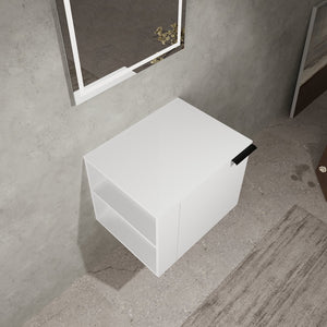 English Elm 24" Modern Bathroom Vanity Cabinet For Large Spaces - Stylish Storage & Customizable Sink Options W1972P204942