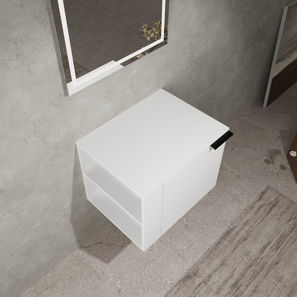 English Elm 24" Modern Bathroom Vanity Cabinet For Large Spaces - Stylish Storage & Customizable Sink Options W1972P204942