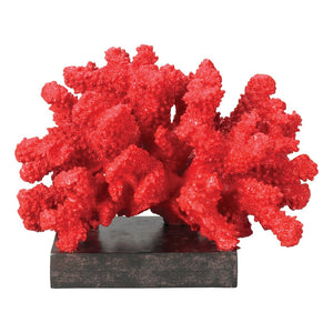 Atlas A-Fire Coral-Inspired Decorative Object - Vibrant Red Accent for Coastal and Modern Décor Spaces AC11001-01