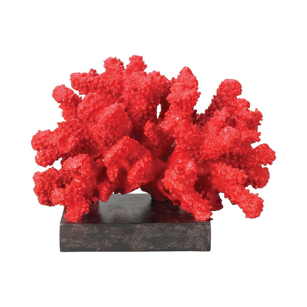 Atlas A-Fire Coral-Inspired Decorative Object - Vibrant Red Accent for Coastal and Modern Décor Spaces AC11001-01
