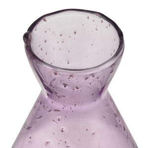Atlas Abby Vase - Elegant Pale Pink Seeded Glass Decor for Fresh Flowers or Stylish Home Accents Small AC11003-01
