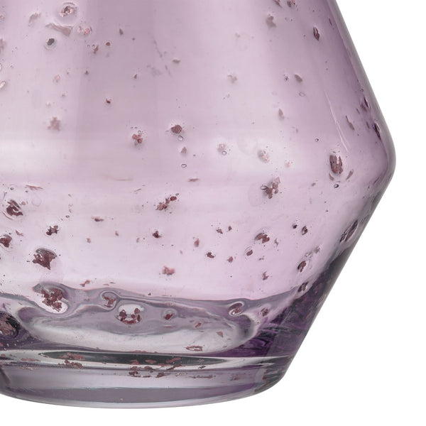 Atlas Abby Vase - Elegant Pale Pink Seeded Glass Decor for Fresh Flowers or Stylish Home Accents Small AC11003-01