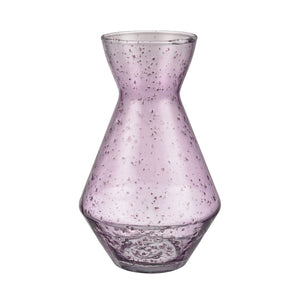 Atlas Abby Vase - Elegant Pale Pink Seeded Glass Decor for Fresh Flowers or Stylish Home Accents Large AC11003-02