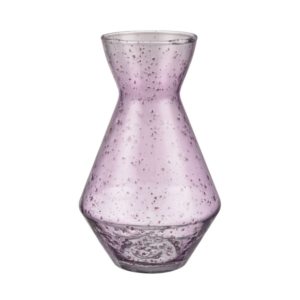 Atlas Abby Vase - Elegant Pale Pink Seeded Glass Decor for Fresh Flowers or Stylish Home Accents Large AC11003-02