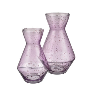 Atlas Abby Vase - Elegant Pale Pink Seeded Glass Decor for Fresh Flowers or Stylish Home Accents Large AC11003-02