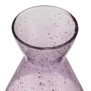 Atlas Abby Vase - Elegant Pale Pink Seeded Glass Decor for Fresh Flowers or Stylish Home Accents Large AC11003-02