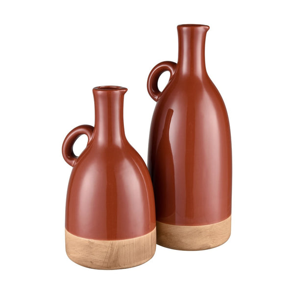 Atlas Adara Vase - Sculptural Earthenware Accent for Rustic Charm and Contemporary Elegance in Decor Large AC11007-02