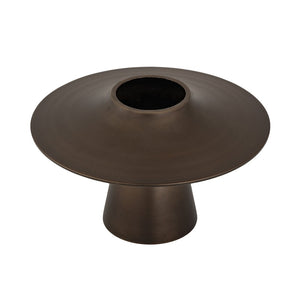 Atlas Addis Vase - Midcentury Italian Inspired Decor with Bronzed Metal Finish and Sculptural Elegance Small AC11009-01