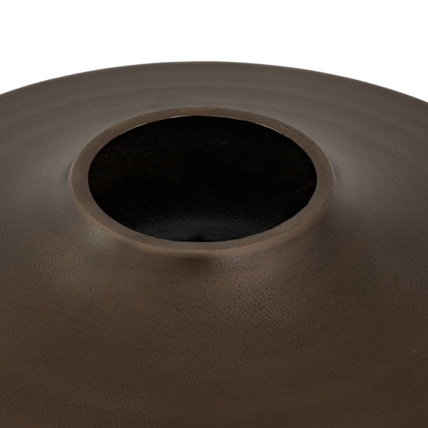 Atlas Addis Vase - Midcentury Italian Inspired Decor with Bronzed Metal Finish and Sculptural Elegance Small AC11009-01