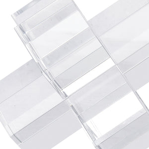Atlas Addition Crystal Bookend Set of 2 – Stylish Heavyweight Support for Books & Elegant Décor Accent AC11010-01S
