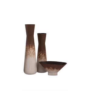 Atlas Adler Bowl - Modern Sculptural Accent in Rust Finish for Tabletop Styling & Decorative Displays AC11011-01