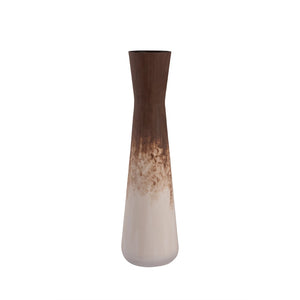 Atlas Adler Vase - Modern Cylindrical Metal Vessel with Hand-Applied Rust Glaze for Chic Home Décor Large Rust AC11012-02