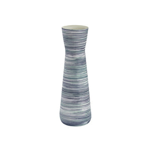 Atlas Adler Vase - Sculptural Metal Accent with Striking Blue Glaze for Modern Home Décor Displays Small Blue AC11012-03