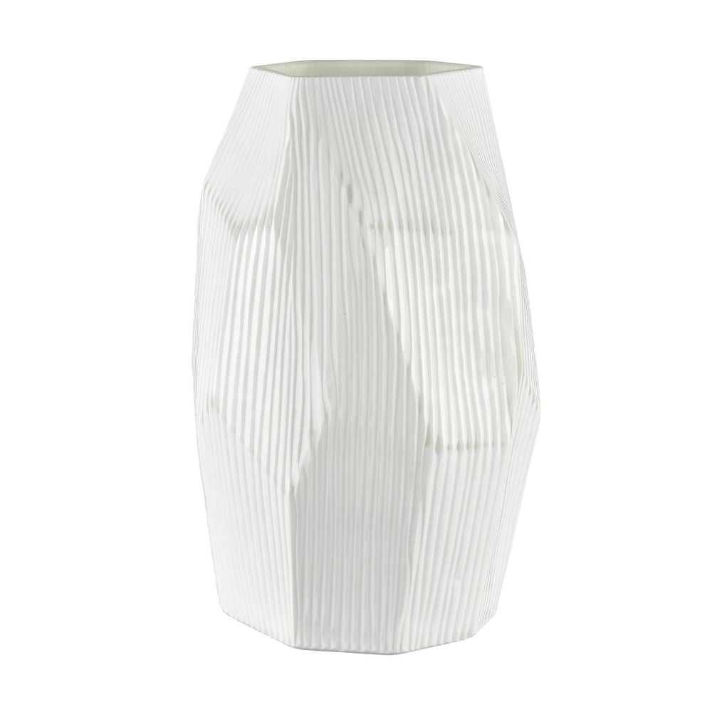 Atlas Aggie Vase - Sculptural Frosted Glass Centerpiece for Scandinavian & Coastal Home Décor Styles AC11014-01