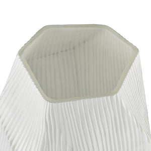 Atlas Aggie Vase - Sculptural Frosted Glass Centerpiece for Scandinavian & Coastal Home Décor Styles AC11014-01