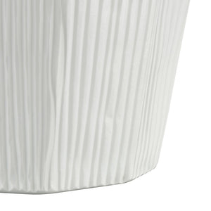 Atlas Aggie Vase - Sculptural Frosted Glass Centerpiece for Scandinavian & Coastal Home Décor Styles AC11014-01
