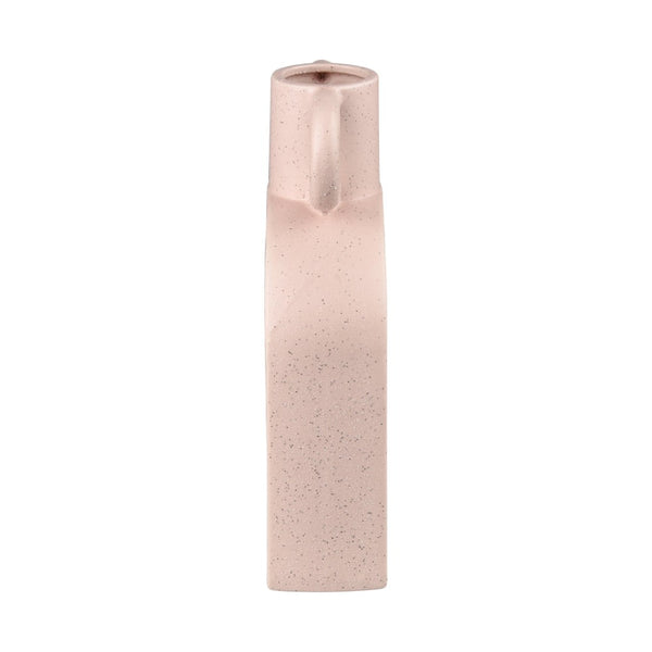 Atlas Agna Vase – Sculptural Earthenware with Midcentury Charm and Playful Light Pink Finish for Decor Medium AC11015-01