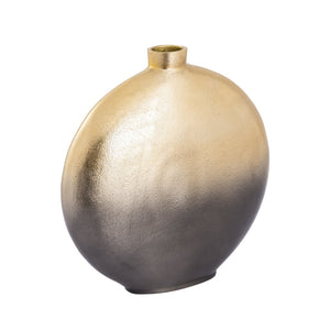 Atlas Alana Vase Set of 2 - Modern Metal Decor with Ombre Finish for Stylish Floral Arrangements & Home Decor AC11021-01S